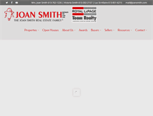 Tablet Screenshot of joansmith.com